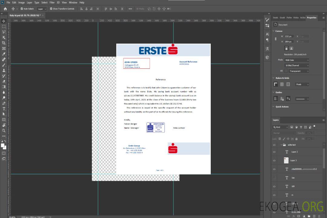 Autriche , Erste , reference template